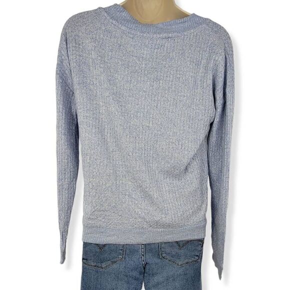 Hippie Rose Waffle Knit V-Neck XS Junior - Picture 2 of 2